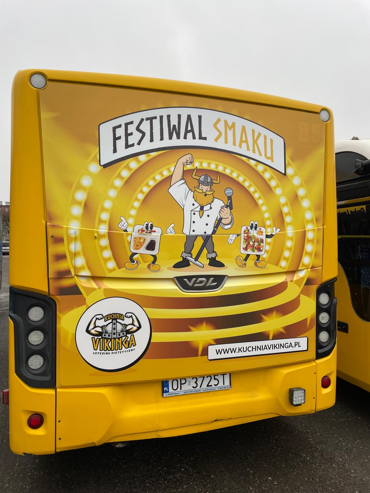 Oklejanie autobusów opole Kampania viking